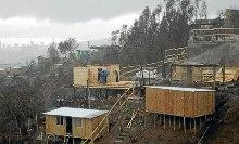 Tras las últimas lluvias, quedó en evidencia la fragilidad de las casas de emergencia en condiciones térmicas como las la Región de Valparaíso