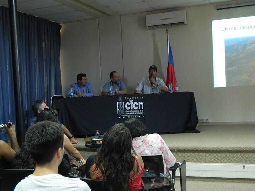 Expusieron los académicos Dr. Eduardo Martínez, Dr. Cristian Estades y Dr. Pablo García.