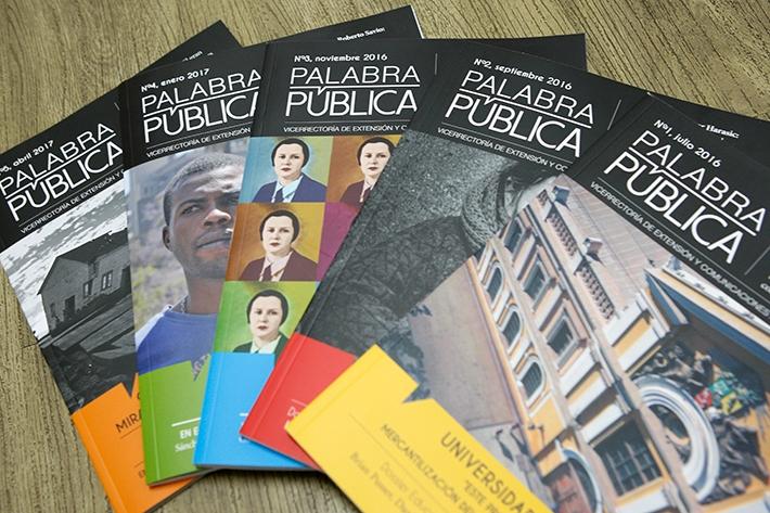 Es la quinta edición de la Revista Palabra Pública que elabora la Vicerrectoría de Extensión y Comunicaciones.