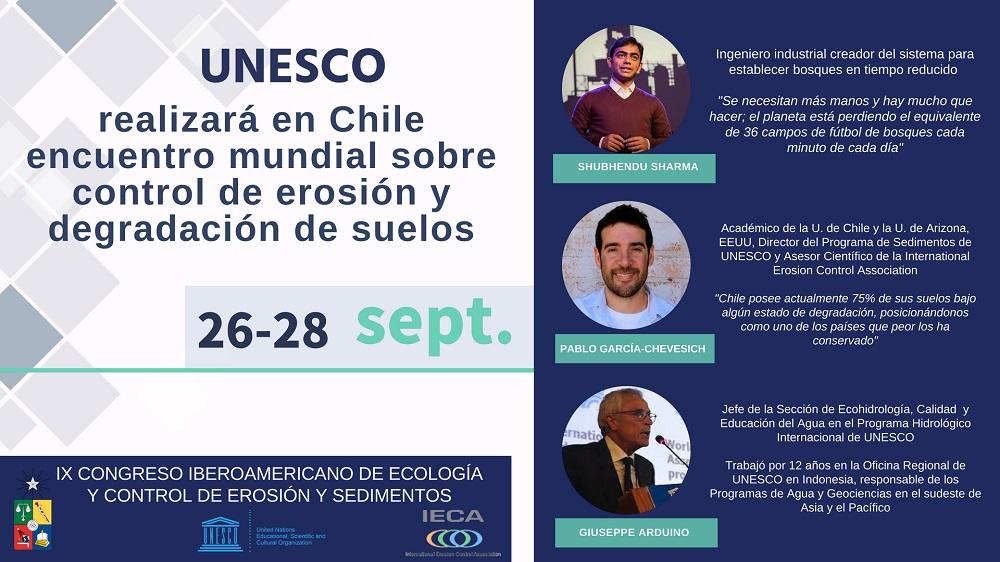 El Congreso se realizará los días 26, 27 y 28 de septiembre en el Hotel Sheraton de Santiago y contará con delegados de más de 30 países.