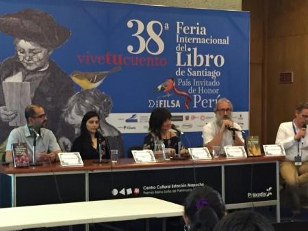 El Conversatario se realizó el domingo 28 de octubre en la Feria Internacional del Libro en la Estación Mapocho.