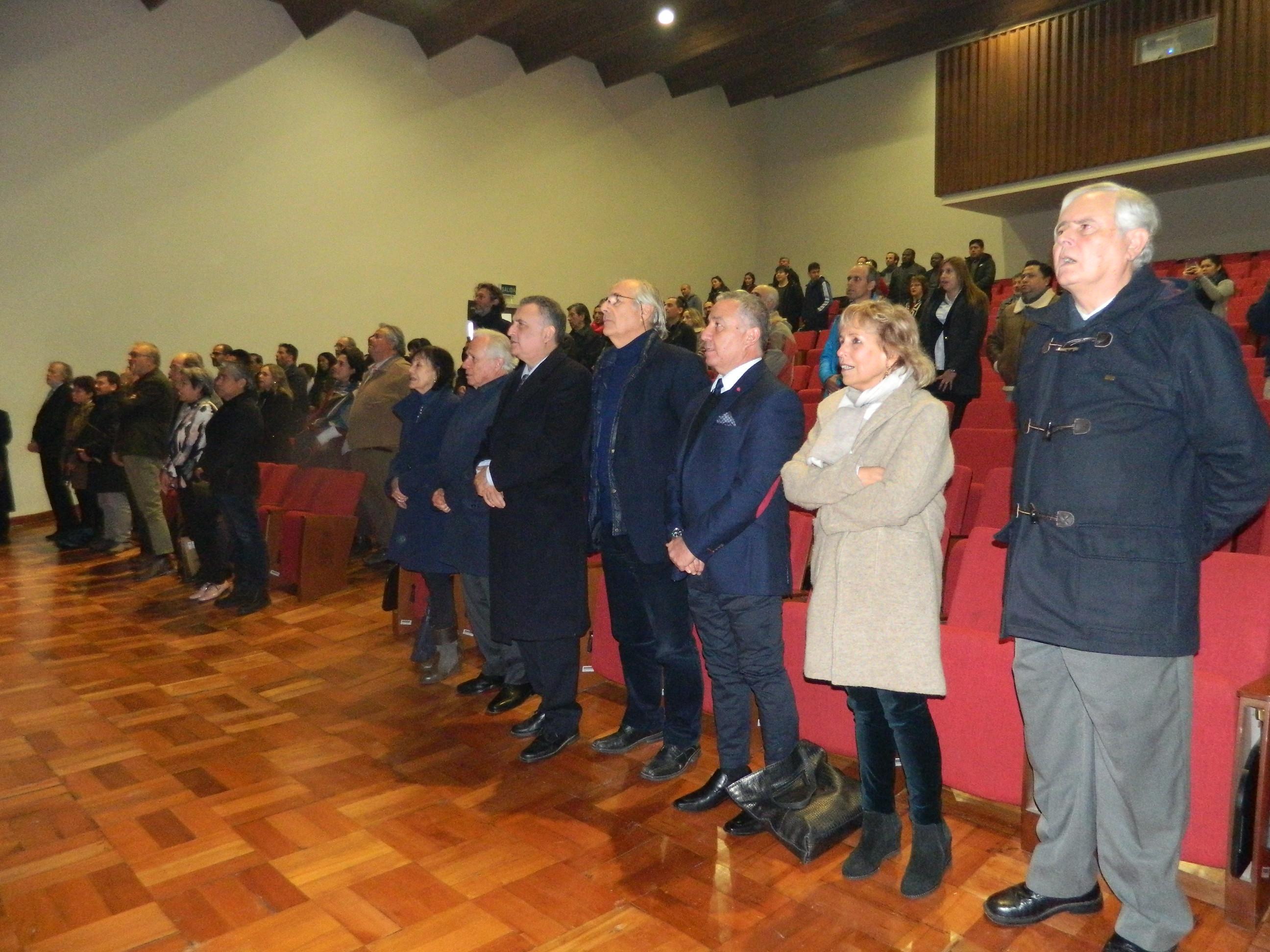 Diversas autoridades del Campus y de la Universidad de Chile asistieron a la Inauguración del Año Académico.