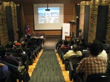 El  Seminario se realizó en las dependencias de la facultad de Arquitectura y Urbanismo de la Universidad de Chile.